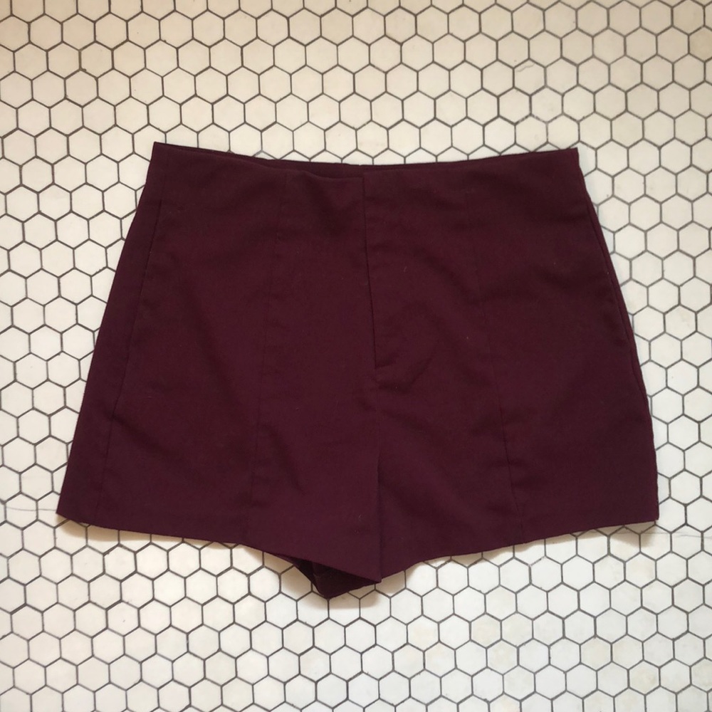 Forever 21 Burgundy Shorts